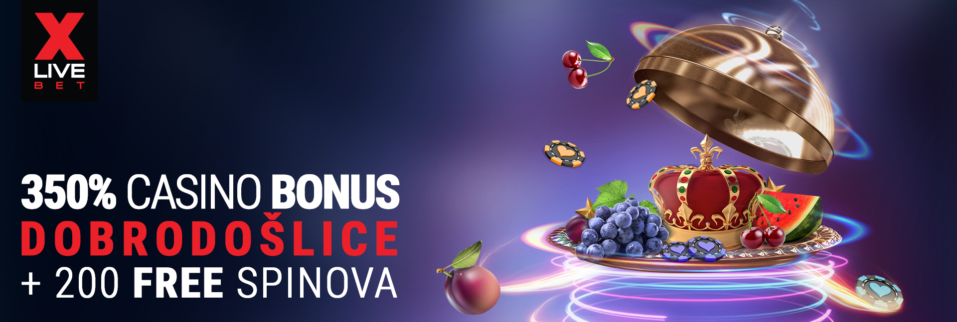 350% Casino Bonus