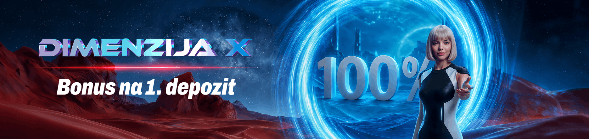 100% bonus dobrodošlice Casino ili Sport bonus