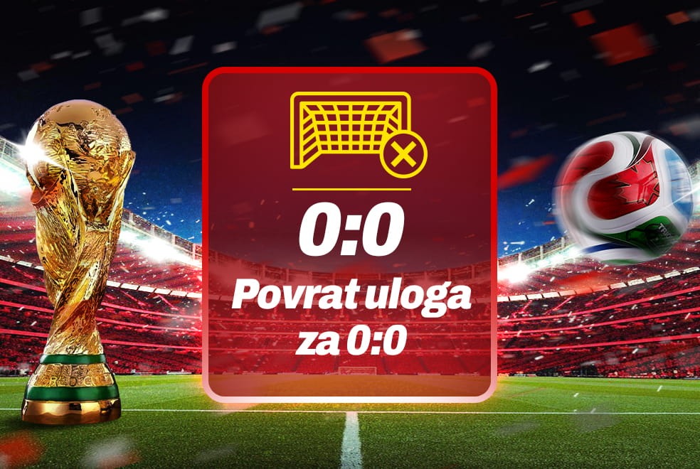 Povrat uloga za 0:0