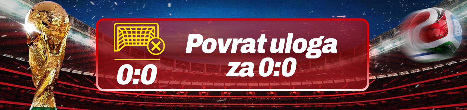 Povrat uloga za 0:0