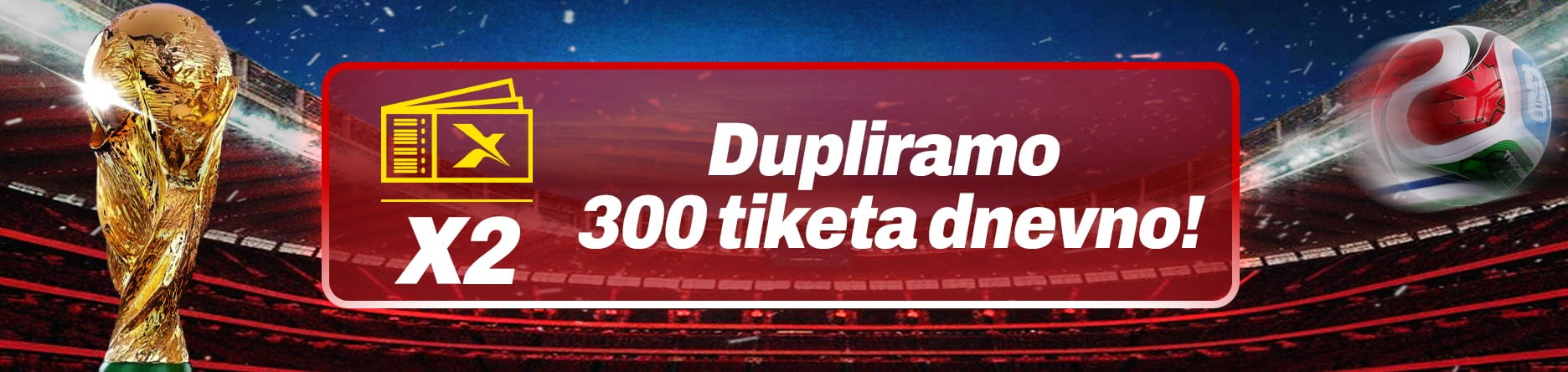 Uduplaj dobitak ponedjeljkom - Desktop Banner