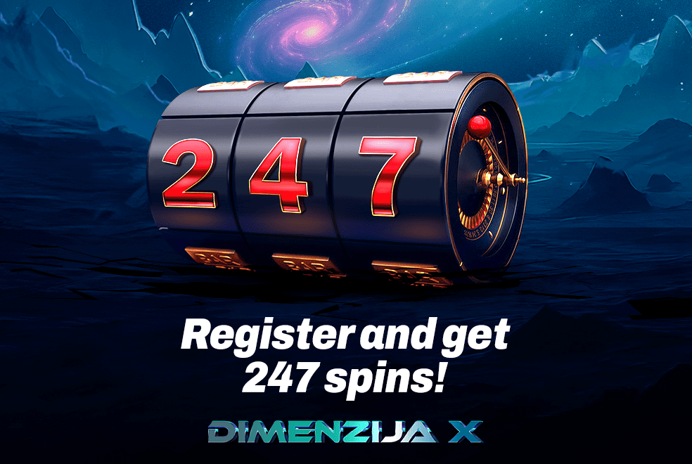 Register and spin 247 times